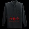 Long Sleeve Silk Touch Polo with Pocket Miniatura