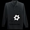 Long Sleeve Silk Touch Polo with Pocket Miniatura