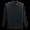Long Sleeve Silk Touch Polo with Pocket Thumbnail