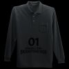 Long Sleeve Silk Touch Polo with Pocket Thumbnail