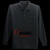 Long Sleeve Silk Touch Polo with Pocket Thumbnail