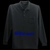 Long Sleeve Silk Touch Polo with Pocket Thumbnail