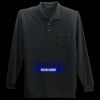 Long Sleeve Silk Touch Polo with Pocket Thumbnail