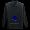 Long Sleeve Silk Touch Polo with Pocket Thumbnail
