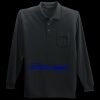 Long Sleeve Silk Touch Polo with Pocket Thumbnail