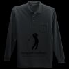 Long Sleeve Silk Touch Polo with Pocket Miniatura