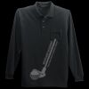 Long Sleeve Silk Touch Polo with Pocket Miniatura