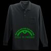 Long Sleeve Silk Touch Polo with Pocket Miniatura