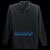 Long Sleeve Silk Touch Polo with Pocket Thumbnail