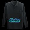 Long Sleeve Silk Touch Polo with Pocket Thumbnail