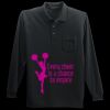 Long Sleeve Silk Touch Polo with Pocket Thumbnail