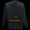 Long Sleeve Silk Touch Polo with Pocket Thumbnail
