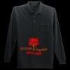 Long Sleeve Silk Touch Polo with Pocket Thumbnail
