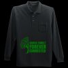 Long Sleeve Silk Touch Polo with Pocket Thumbnail