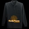 Long Sleeve Silk Touch Polo with Pocket Thumbnail