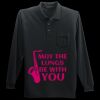 Long Sleeve Silk Touch Polo with Pocket Thumbnail