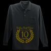 Long Sleeve Silk Touch Polo with Pocket Thumbnail