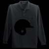 Long Sleeve Silk Touch Polo with Pocket Thumbnail