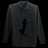 Long Sleeve Silk Touch Polo with Pocket Thumbnail