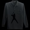 Long Sleeve Silk Touch Polo with Pocket Thumbnail