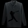 Long Sleeve Silk Touch Polo with Pocket Thumbnail