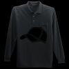 Long Sleeve Silk Touch Polo with Pocket Thumbnail