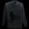 Long Sleeve Silk Touch Polo with Pocket Thumbnail
