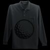 Long Sleeve Silk Touch Polo with Pocket Thumbnail