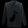 Long Sleeve Silk Touch Polo with Pocket Thumbnail