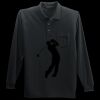 Long Sleeve Silk Touch Polo with Pocket Thumbnail