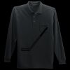 Long Sleeve Silk Touch Polo with Pocket Thumbnail