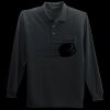 Long Sleeve Silk Touch Polo with Pocket Thumbnail