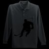 Long Sleeve Silk Touch Polo with Pocket Thumbnail