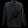 Long Sleeve Silk Touch Polo with Pocket Thumbnail