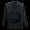 Long Sleeve Silk Touch Polo with Pocket Thumbnail