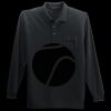 Long Sleeve Silk Touch Polo with Pocket Thumbnail