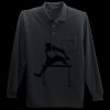 Long Sleeve Silk Touch Polo with Pocket Thumbnail