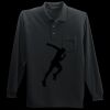 Long Sleeve Silk Touch Polo with Pocket Thumbnail
