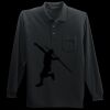 Long Sleeve Silk Touch Polo with Pocket Thumbnail