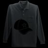Long Sleeve Silk Touch Polo with Pocket Thumbnail