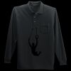 Long Sleeve Silk Touch Polo with Pocket Thumbnail