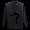 Long Sleeve Silk Touch Polo with Pocket Thumbnail
