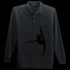 Long Sleeve Silk Touch Polo with Pocket Thumbnail