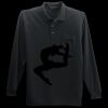 Long Sleeve Silk Touch Polo with Pocket Thumbnail