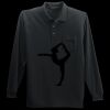 Long Sleeve Silk Touch Polo with Pocket Thumbnail