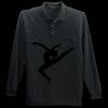 Long Sleeve Silk Touch Polo with Pocket Thumbnail