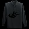 Long Sleeve Silk Touch Polo with Pocket Thumbnail
