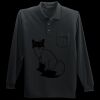 Long Sleeve Silk Touch Polo with Pocket Thumbnail