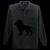 Long Sleeve Silk Touch Polo with Pocket Thumbnail