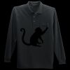 Long Sleeve Silk Touch Polo with Pocket Thumbnail